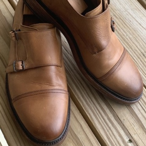 Frye James Double Monk Shoe US Size 10.5